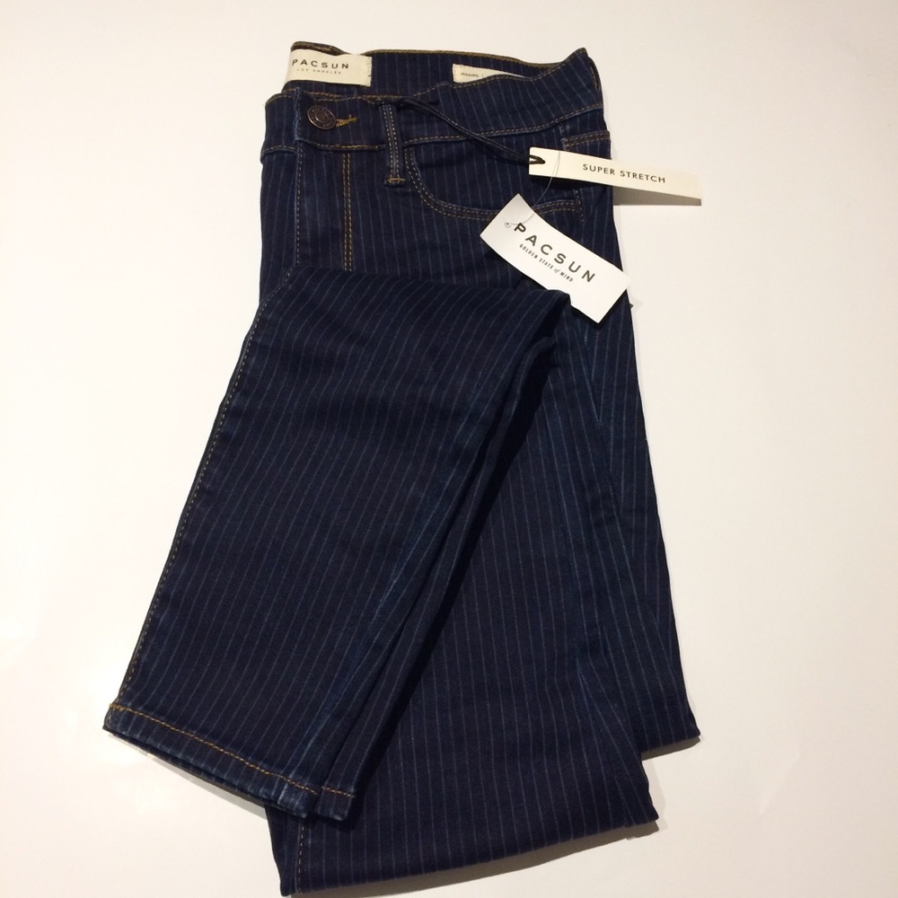 SOLD PacSun Striped “Dreamy” Jeans
